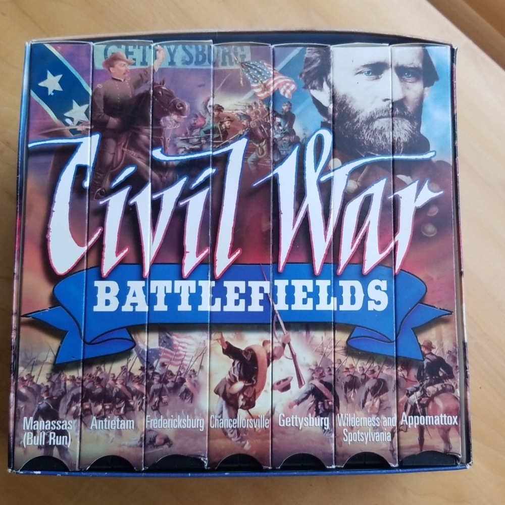 Civil War Battlefields 7 VCR Set